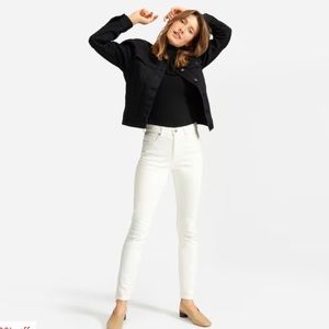 Everlane High Rise Skinny Jean (in bone)